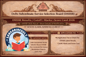 DSSSB PGT Teacher Post Code 15 2024 Result