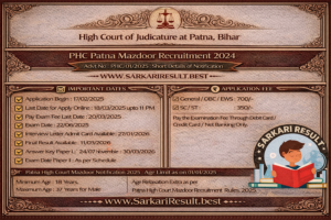 Patna High Court Mazdoor 2025 Score Card