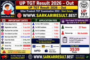 UP TGT Result 2026