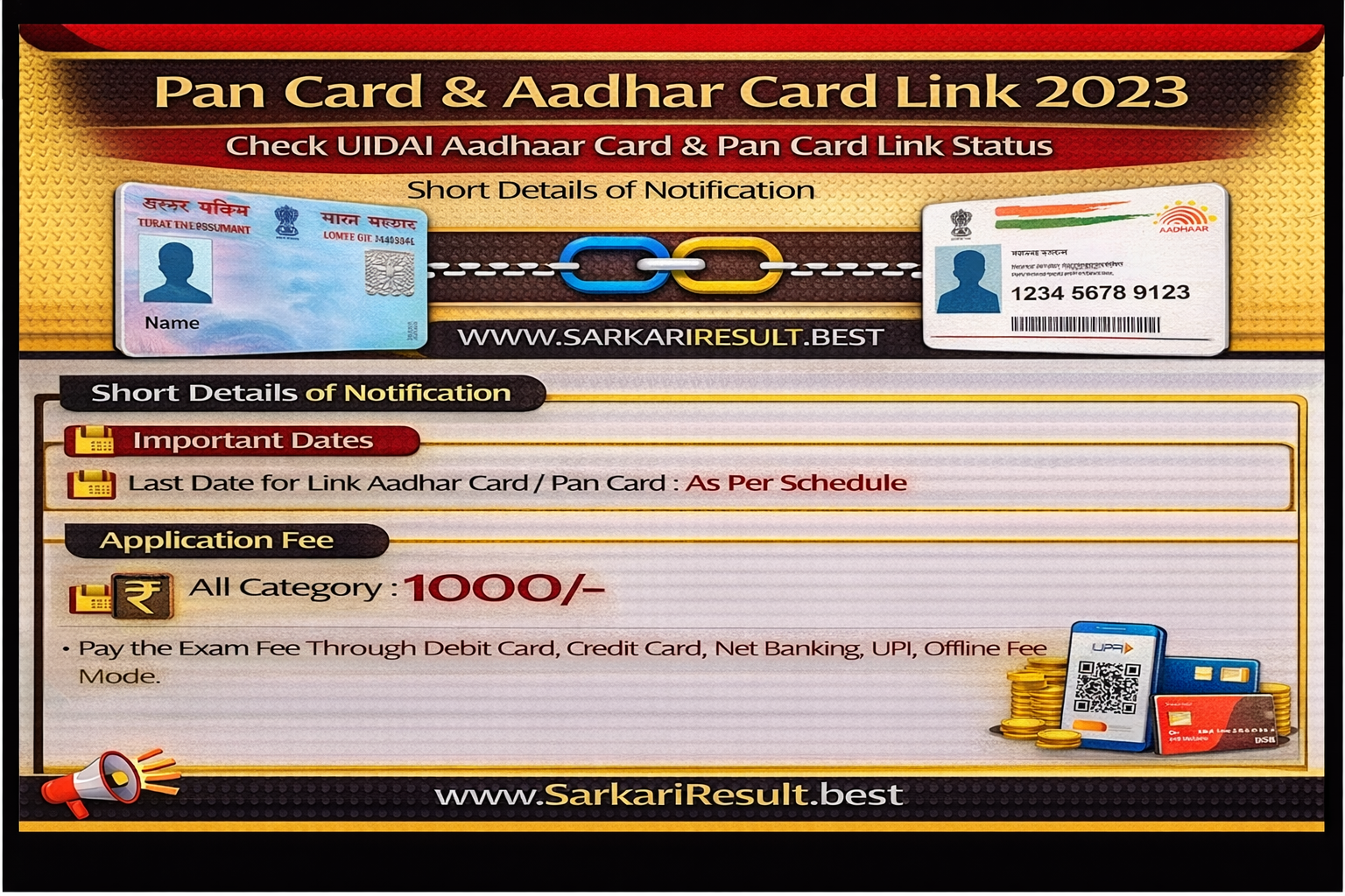 Pan Card Aadhar Card Link 2023