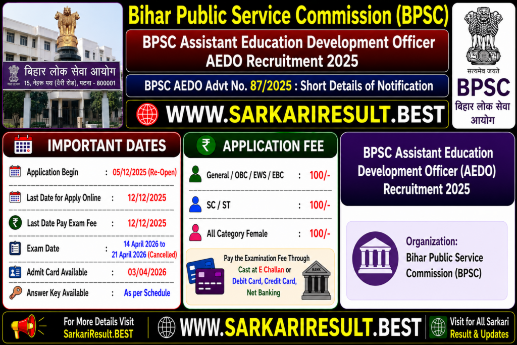 BPSC Assistant Education Development 2025
